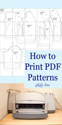 how to print pdf sewing patterns: exploring the best methods for your sewing project